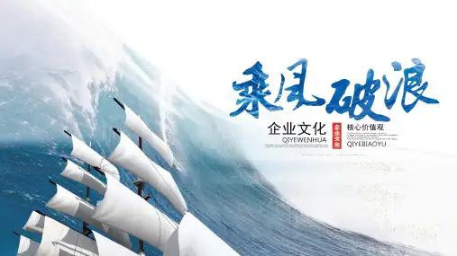 蓝色年终工作汇报总结PPT模板