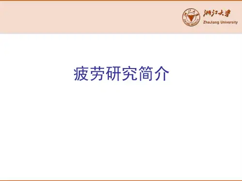 疲劳研究简介