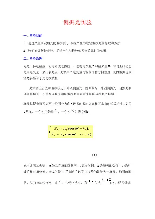偏振光实验