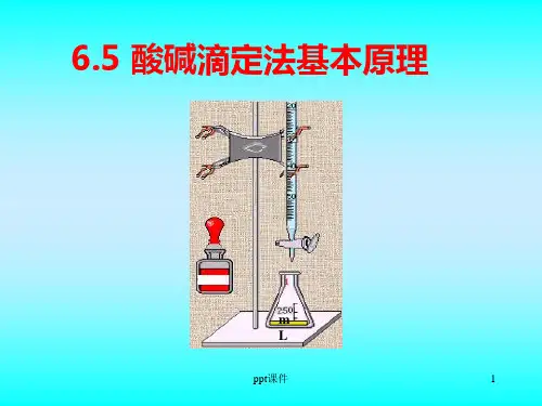 酸碱滴定法基本原理  ppt课件
