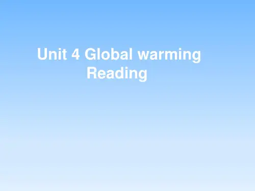 人教版高中英语选修六Unit4 Reading课件