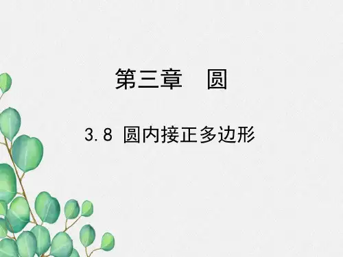 《圆内接正多边形》PPT课件 (公开课)2022年北师大版 (3)