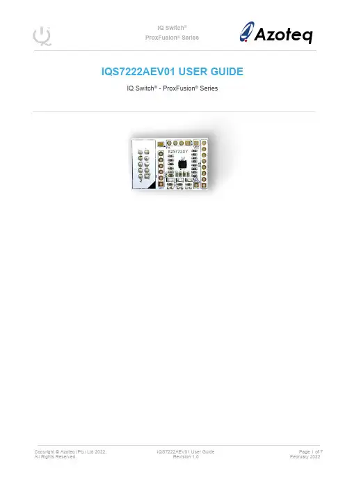 IQS7222AEV01 User Guide