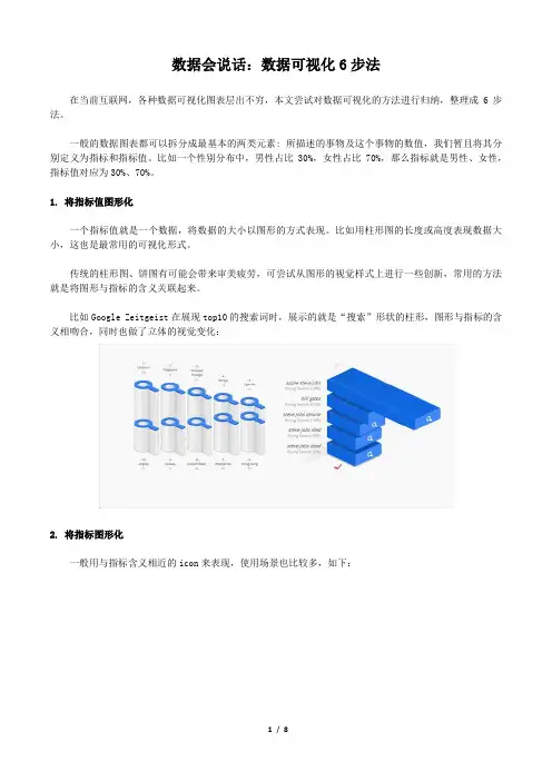 数据会说话：数据可视化6步法