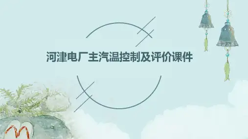 河津电厂主汽温控制及评价课件