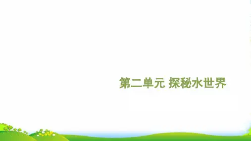 鲁教版九年级上册化学 2.1 运动的水分子 课件 (共35张PPT)
