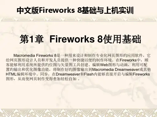 Fireworks8使用基础优秀课件