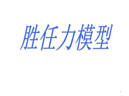 胜任力素质模型PPT课件