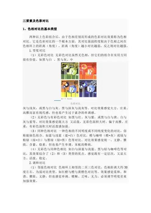 三要素及色彩对比