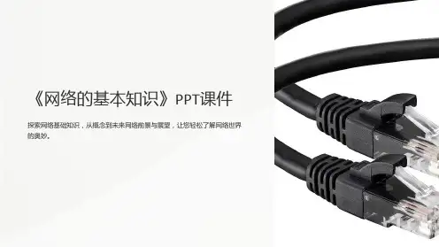 《网络的基本知识》课件