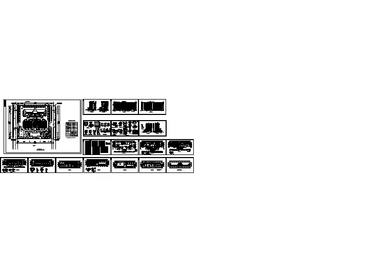 某地工业园区办公综合楼全套建筑施工设计cad图（含屋顶平面图）