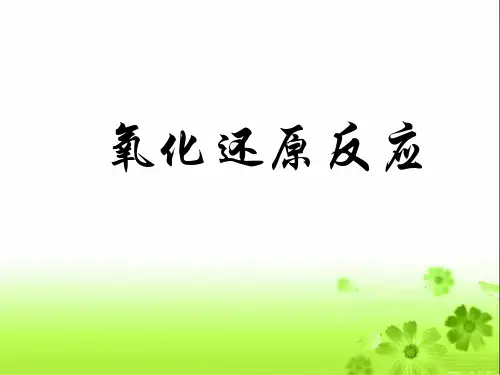 人教版高中化学必修一第二章第三节氧化还原反应  课件(共15张PPT)