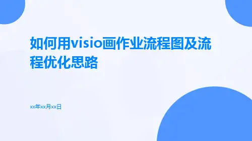 如何用Visio画作业流程图及流程优化思路