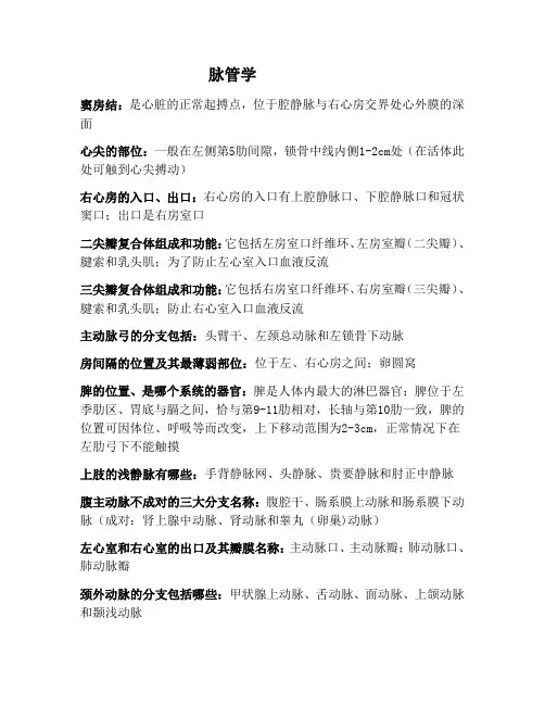 脉管学