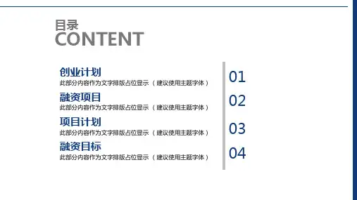 商业计划书通用PPT模板 (4)