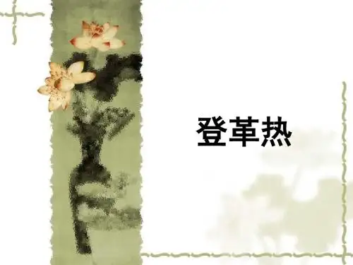 登革热讲座 PPT课件