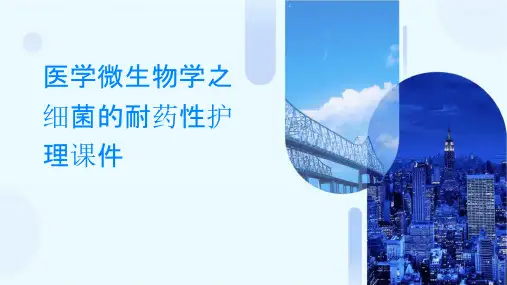 医学微生物学之细菌的耐药性护理课件
