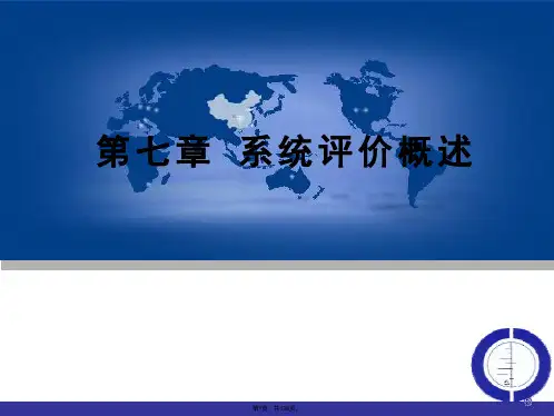 (循证医学)系统评价