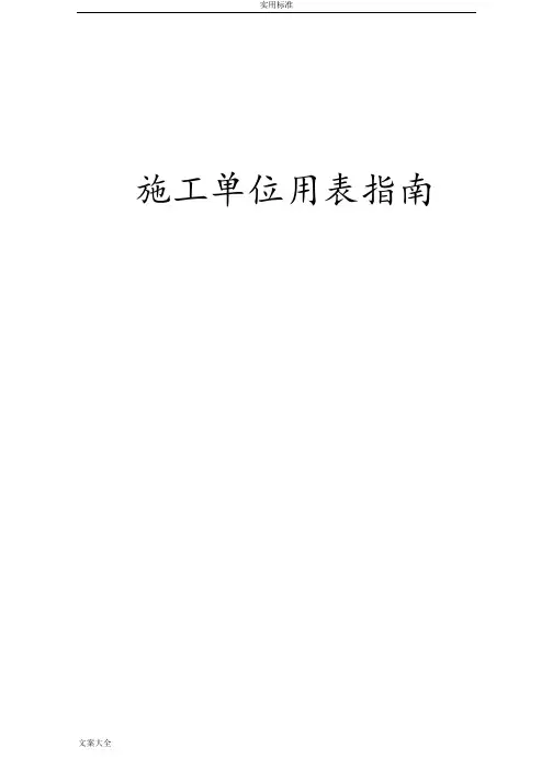 四川建龙软件全套表格实用模板