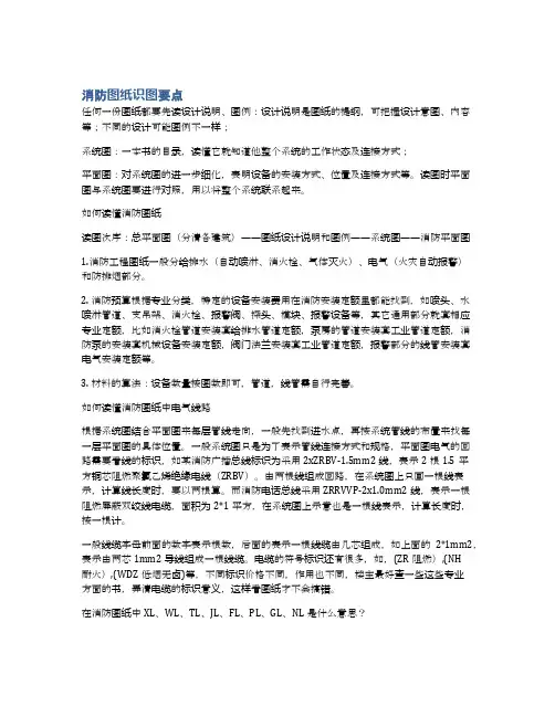 消防图纸识图要点