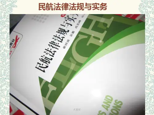 民航法律法规与实务 PPT