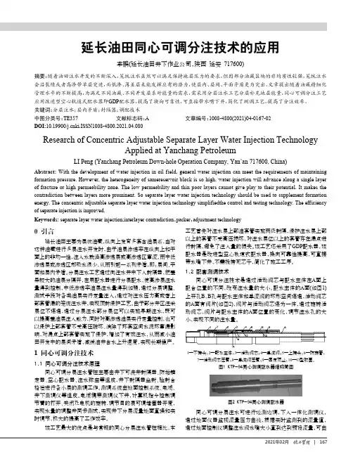 延长油田同心可调分注技术的应用