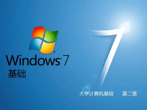 第二章Win7基础PPT优秀课件