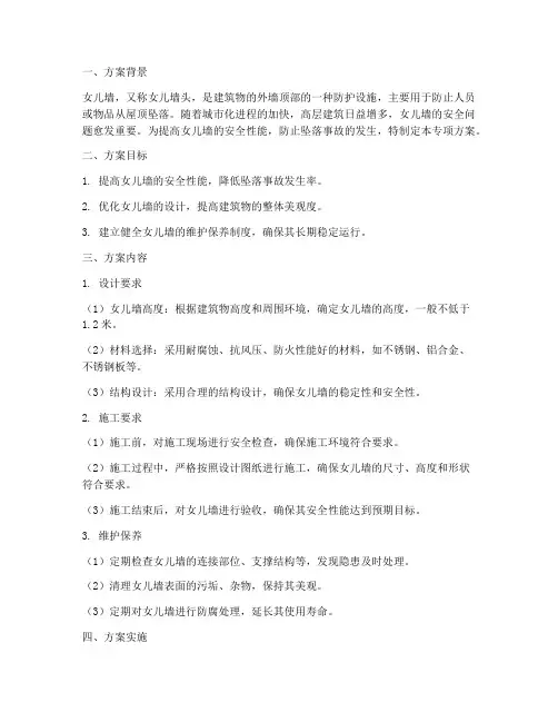 女儿墙专项方案
