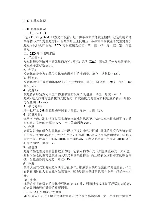 LED的基本知识