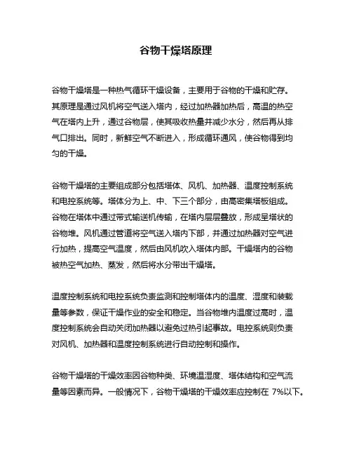 谷物干燥塔原理