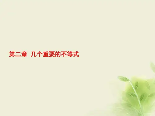 2017-2018学年高中数学选修4-5课件北师大版2.1柯西不等式(共28张PPT)