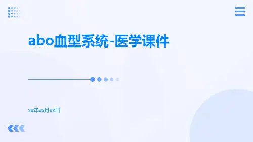 ABO血型系统-医学课件