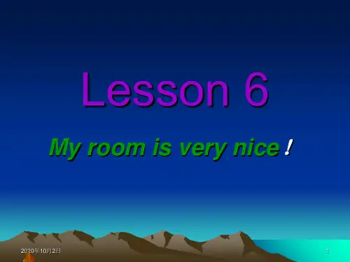 陕旅版六年级英语上册lesson6PPT课件