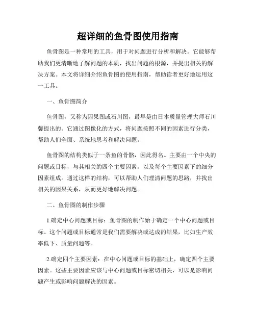 超详细的鱼骨图使用指南