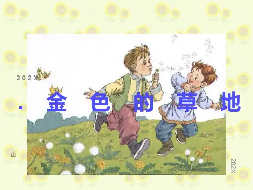 人教版小学语文三年级上册《金色的草地》PPT课件