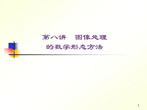 第8讲图像处理的数学形态方法