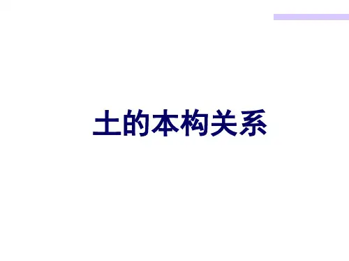 土的本构模型课件