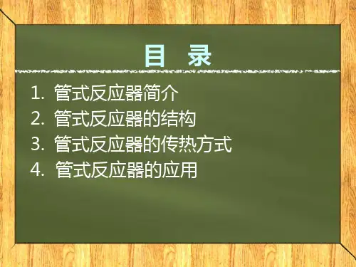 管式反应器.
