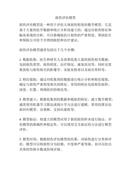 损伤评估模型
