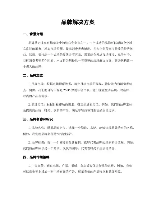品牌解决方案