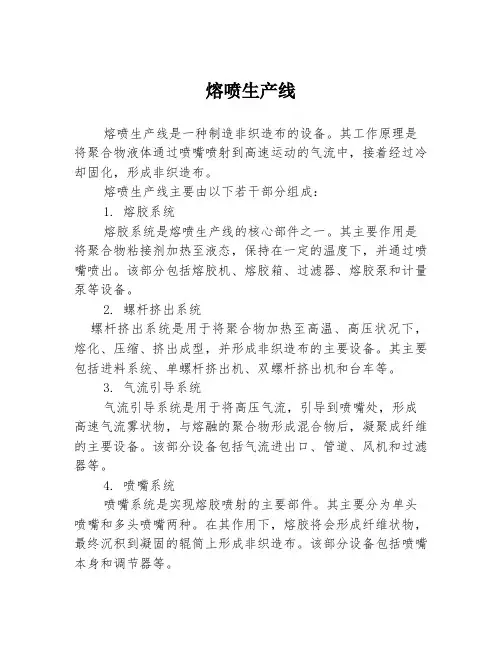 熔喷生产线
