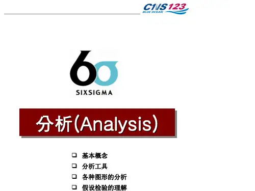 6西格玛分析工具-应用统计技术(共36张PPT)