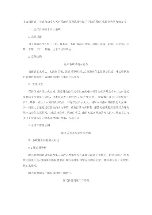 湿、干式自动喷水灭火系统-消防设施操作图解