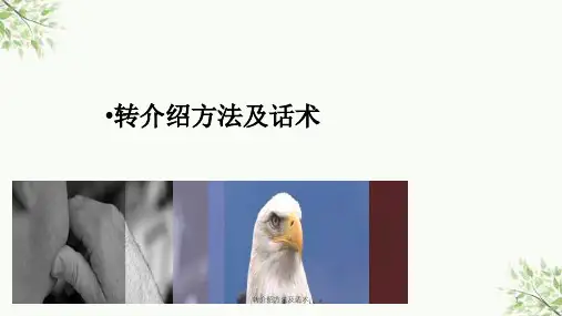 转介绍方法及话术课件