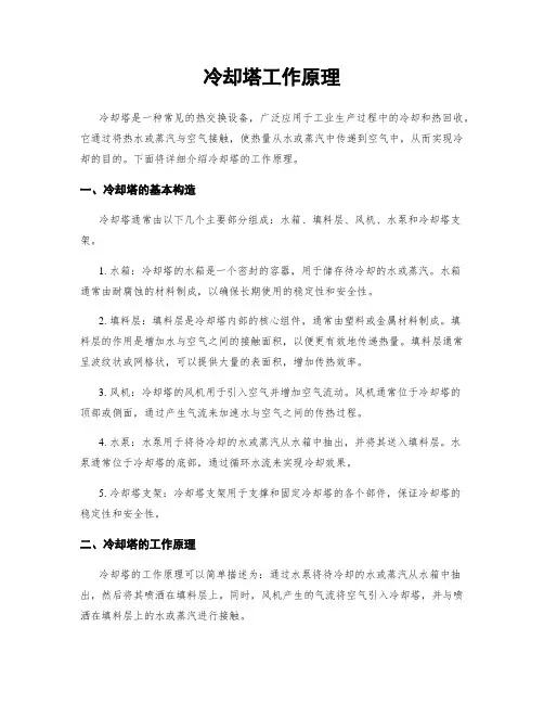 冷却塔工作原理