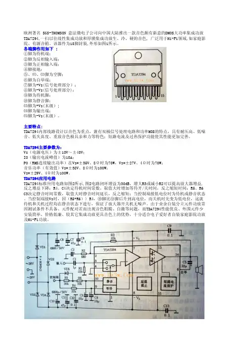 TDA7294功放原理图+PCB图哟AAA