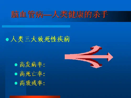 脑卒中的早期识别和处理 2_PPT幻灯片