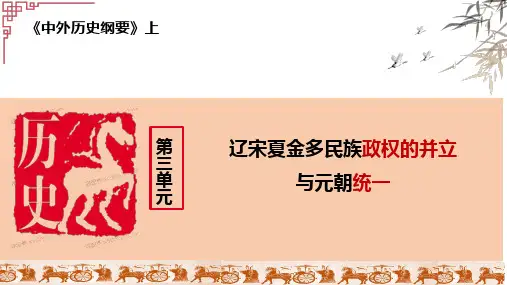 辽夏金元的统治ppt课件