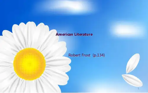 12 美国文学ROBERT FROSTppt课件
