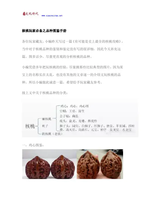 核桃玩家必备之品种图鉴手册